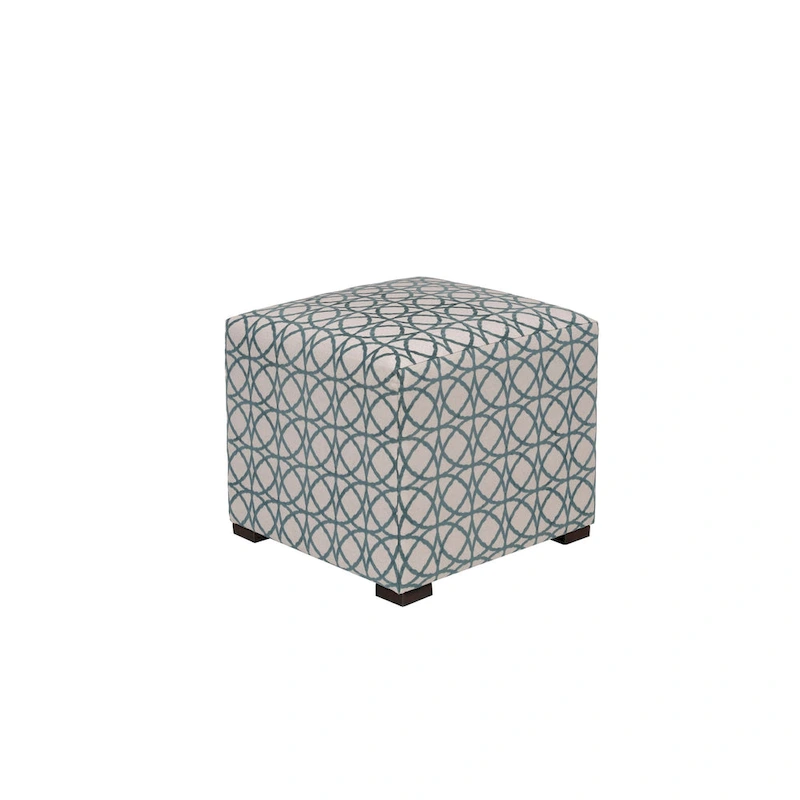 Merton Transtional Square Button Tufted Ottoman
