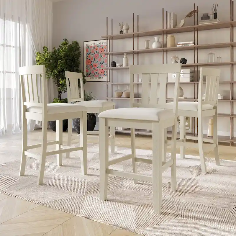 Clean-lines 5-piece Counter Height Dining Set