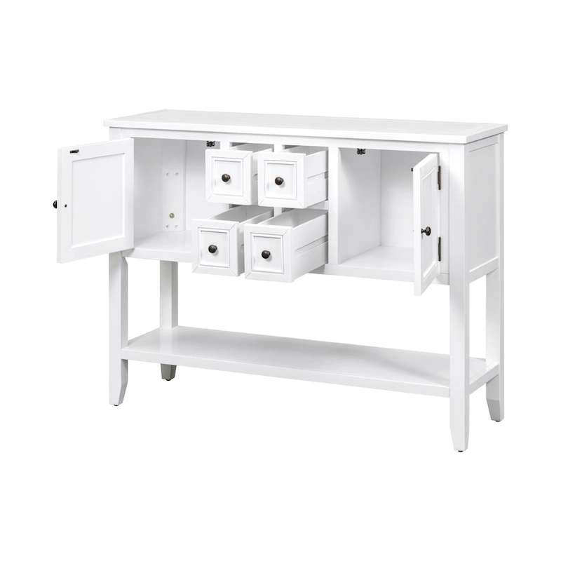 Buffet Sideboard Console Table with Bottom Shelf