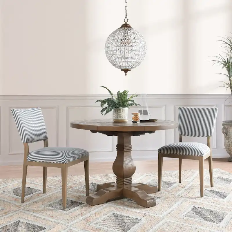 Kasey 42 Dining Table in Weathered Brown by Kosas Home