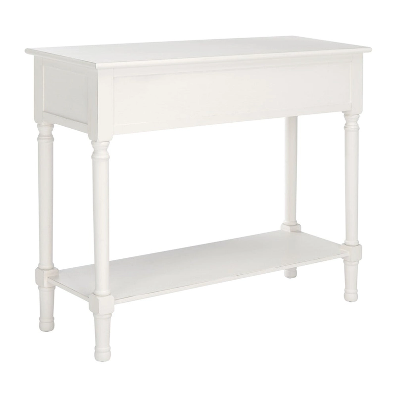SAFAVIEH Leonia 2-Drawer Console Table - 35.5 W x 13 L x 29.5 H - 36Wx13Dx30H
