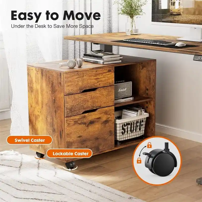 File Cabinet 3 Drawer - 31.3 D x 15.7 W x 24.4 H