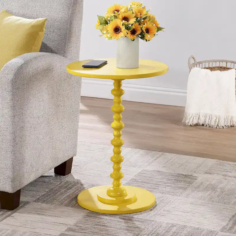Convenience Concepts Palm Beach Round Spindle Table