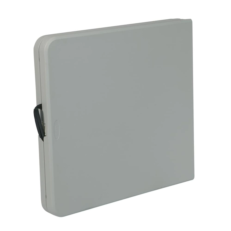 5' Resin Multi Purpose Center Fold Table with Wheels