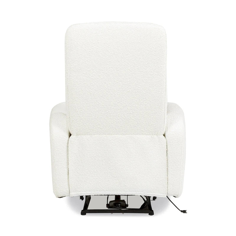 Bloomy 35.5 Boucle Upholstered High-Back Power Recliner Motion Chair