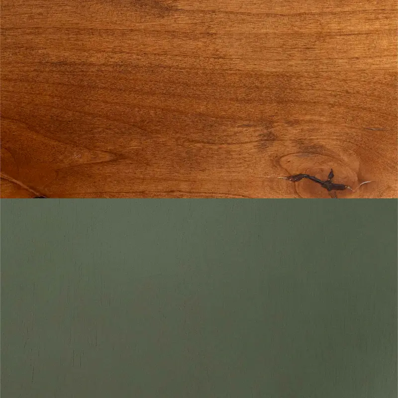 Modern Farmhouse Style 24-Inch Side Table — No Assembly Required, Two-Tone Finish