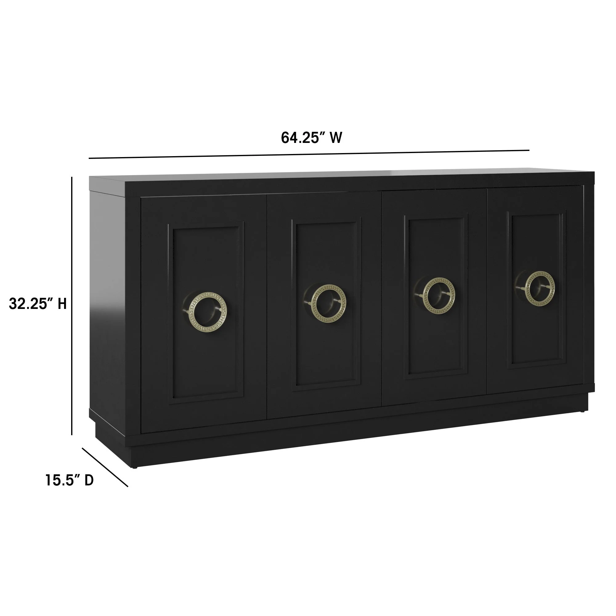 Stylish Dining Storage Double?Door Buffet Sideboard