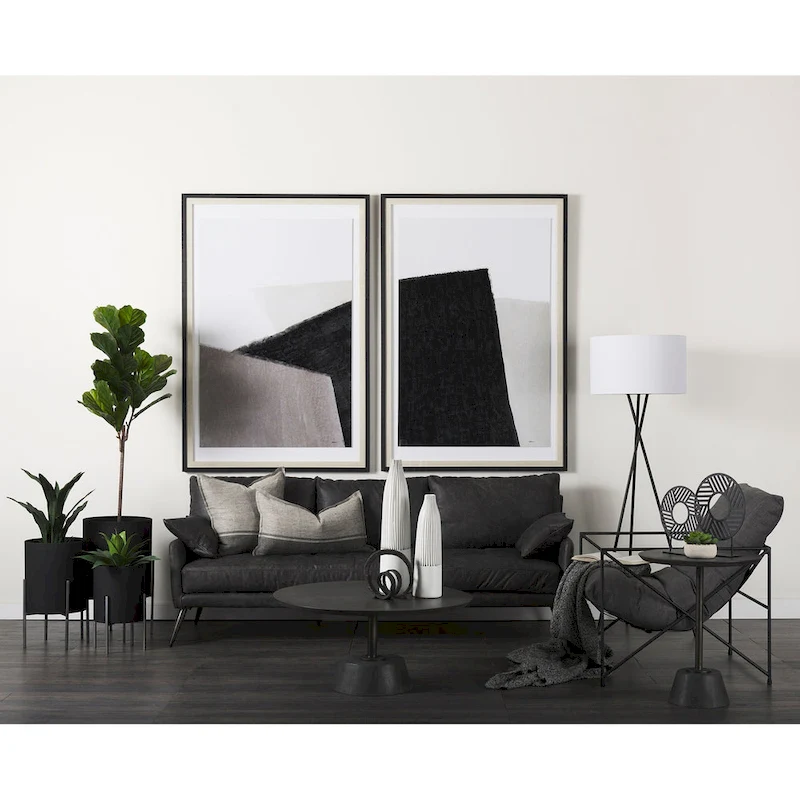 Cochrane II Brown Genuine Leather Sofa - 82.0L x 33.0W x 32.3H