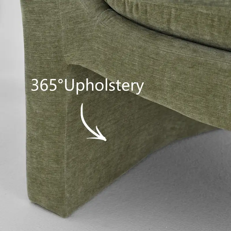 Upholstered Barrel Chair