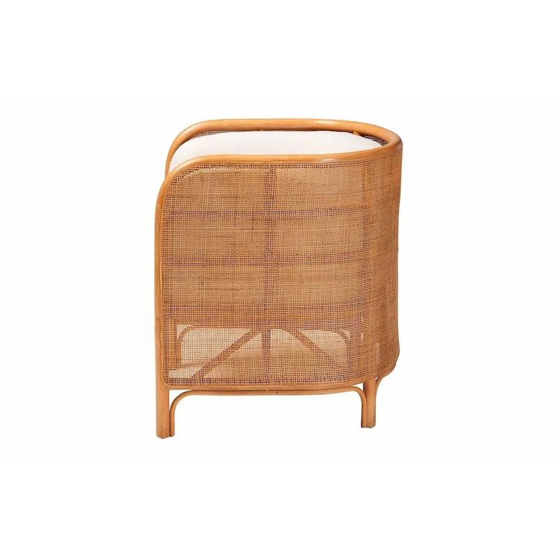 Bandung Bohemian Light Honey Rattan Accent Chair