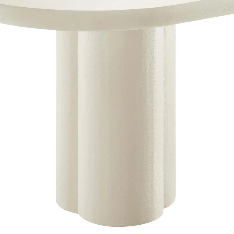 Caspian 72 Oval Concrete Dining Table