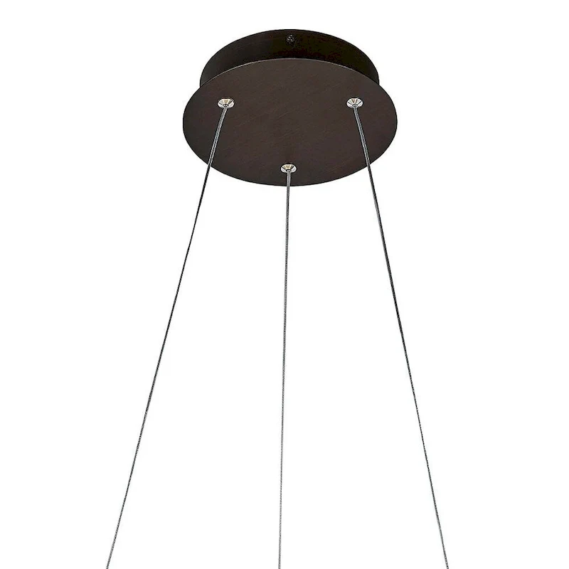 Garibaldi 1 - Light Unique Drum LED Pendant - Oil Rubbed Bronze