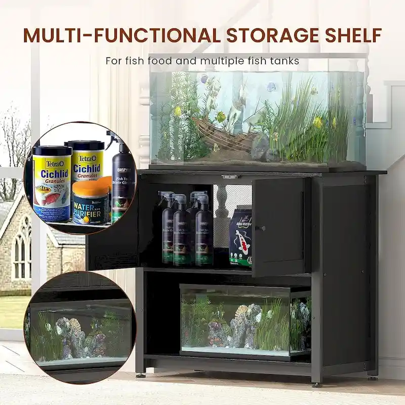 40-50 Gallon Fish Tank Stand with Cabinet