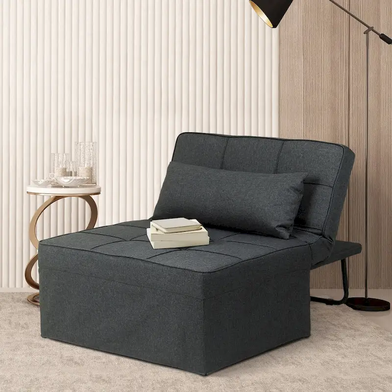 4-1 Adjustable Sleeper Sofa Chair with Ottoman, Sofa Bed ,Couch Bed