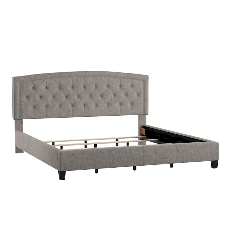 Fontana Adjustable Diamond-tufted Arched Back Bed by iNSPIRE Q Classic