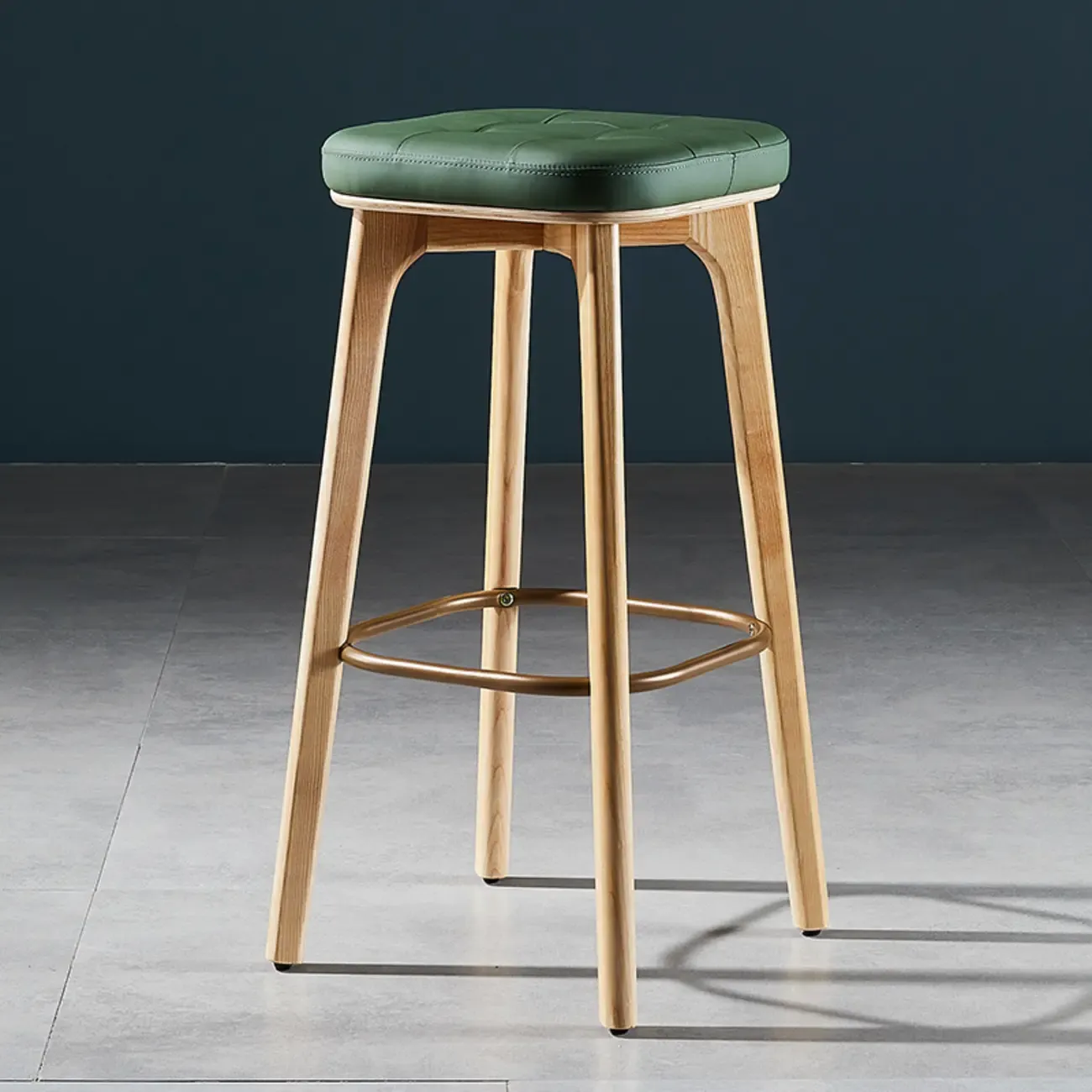 30 Inch Modern Leather Backless Bar Stools