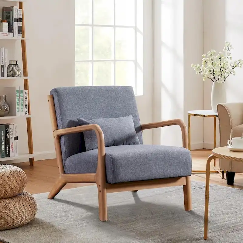 Aston Modern Solid wood Accent Chair for Living Room