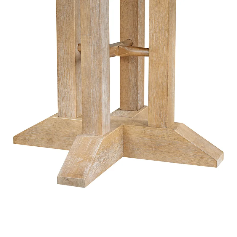 5-Piece Wooden Dining Table Set with Extendable Round Table & 4 Chairs