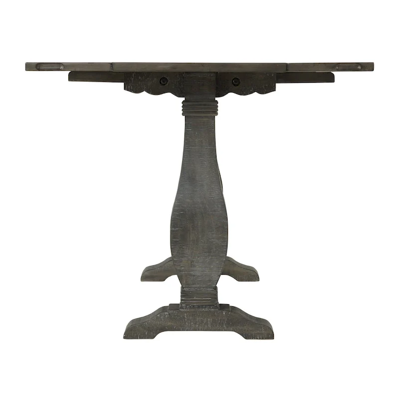 Napa 60 Solid Wood Pedestal Flip-top Sofa Console Table