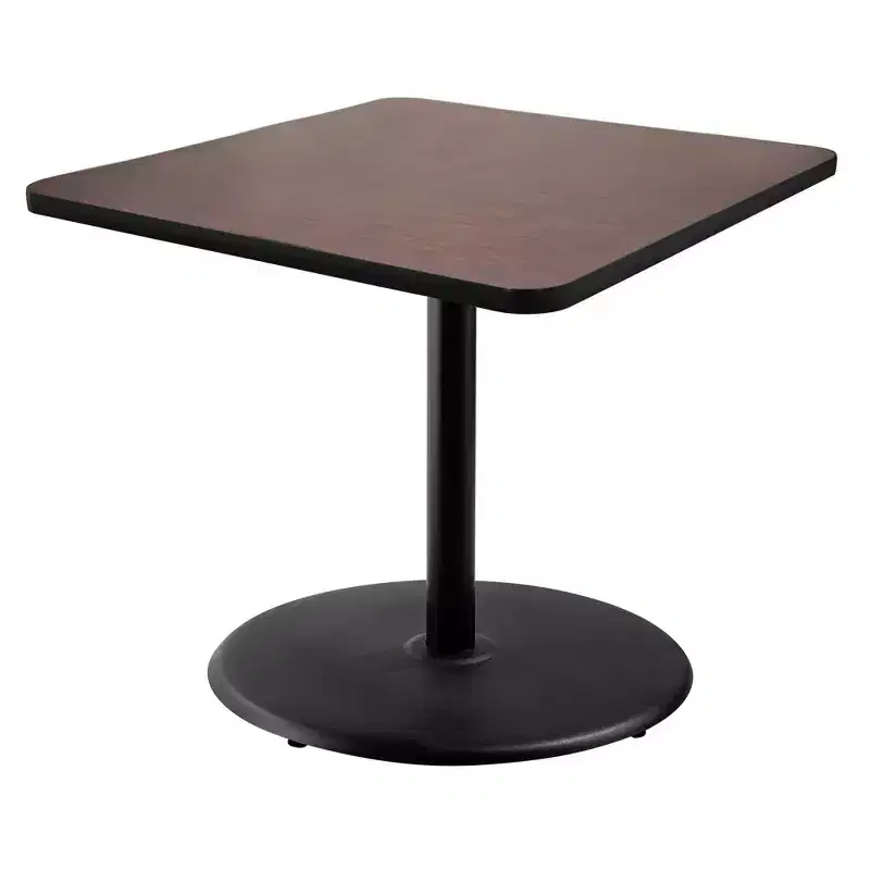 Hampden Furnishings 30" Bennet Collection Square Dining Table Black/Mahogany