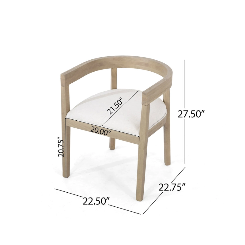 Hudson Fabric and Wood 7 Piece Dining Set by Christopher Knight Home