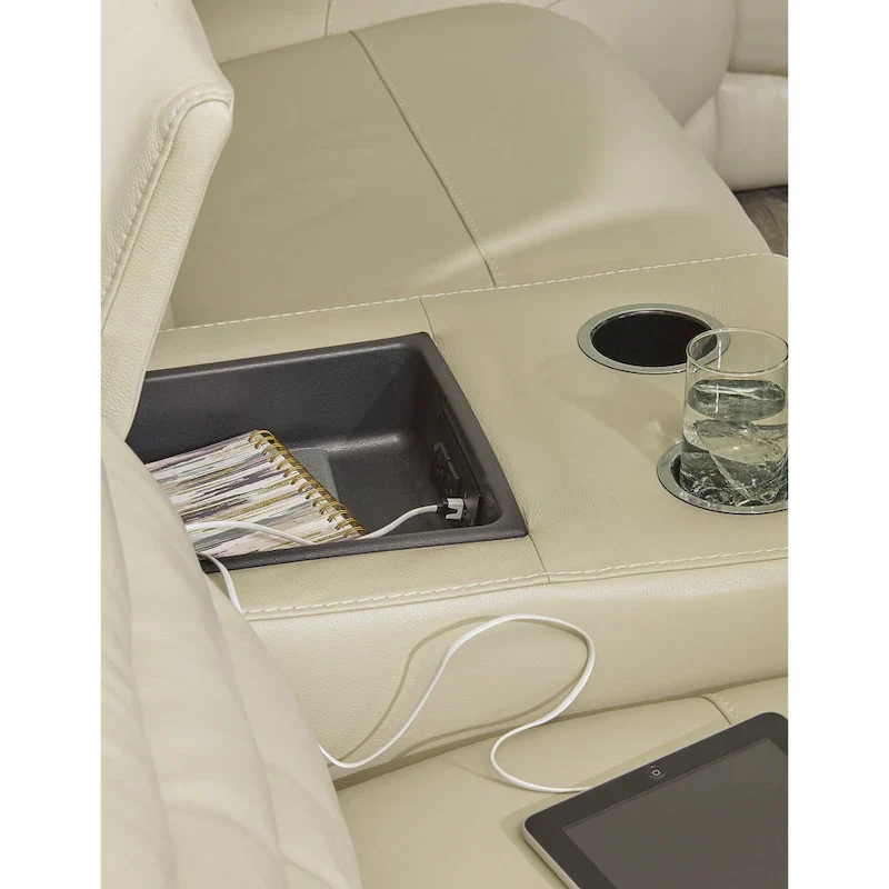 Signature Design by Ashley Center Line 6-Piece Power Reclining Sectional - 138.25W x 120.5D x 35H