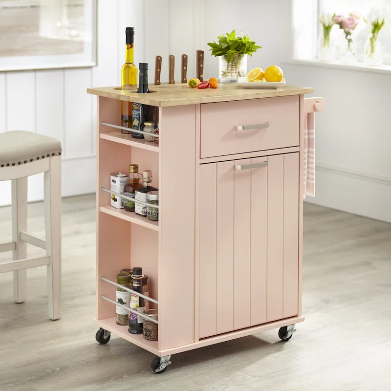 Simple Living Lima Rolling Kitchen Cart