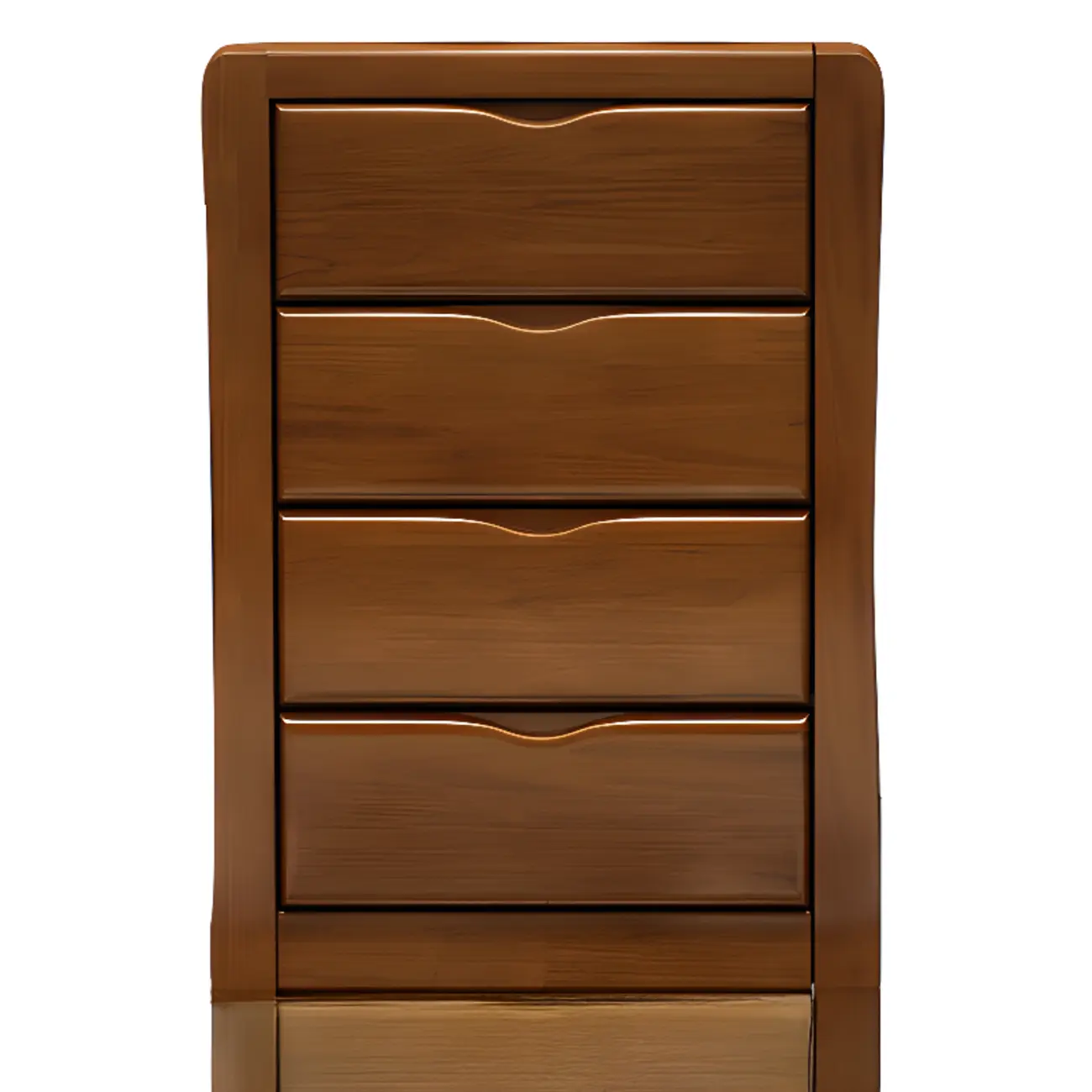 Classic Rubberwood Double Dresser with 9-Drawers