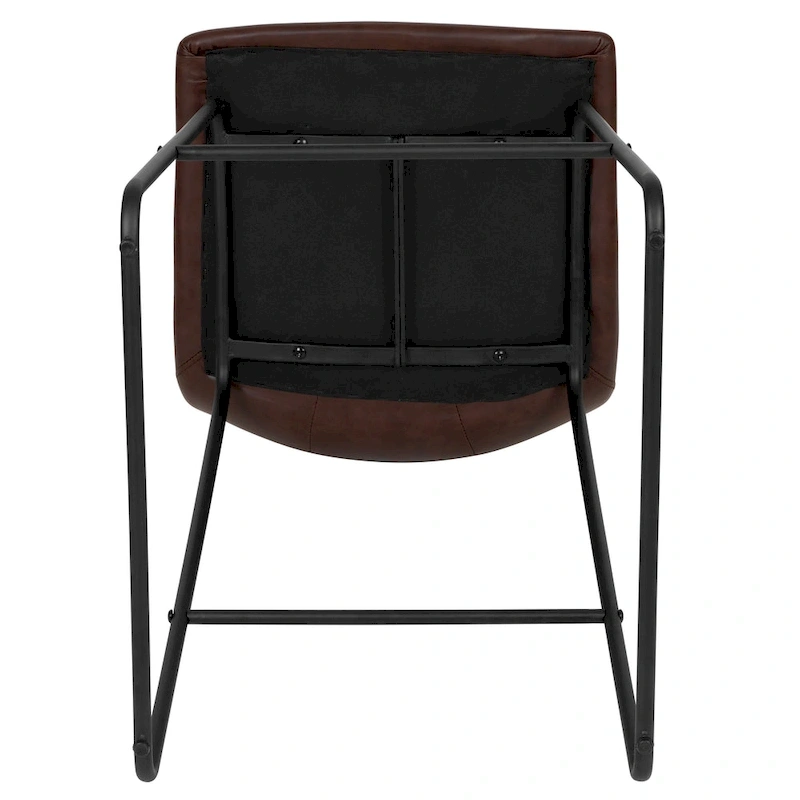 Upholstered Counter Height Modern Dining Stools (Set of 2)