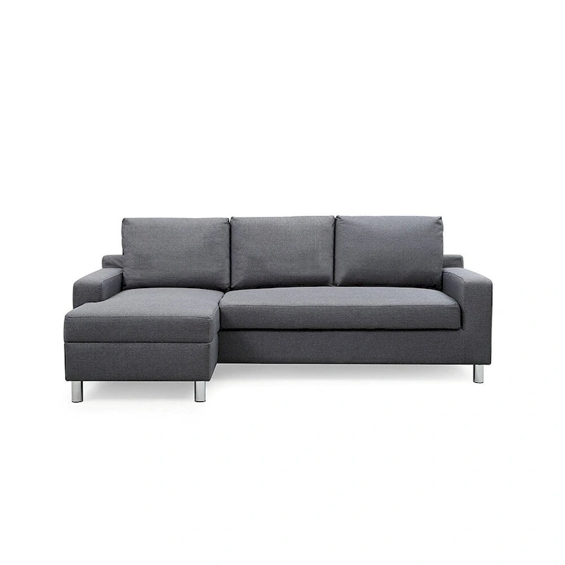 US Pride Furniture Hampton Left-side Facing Linen Sectional Sofa Bed