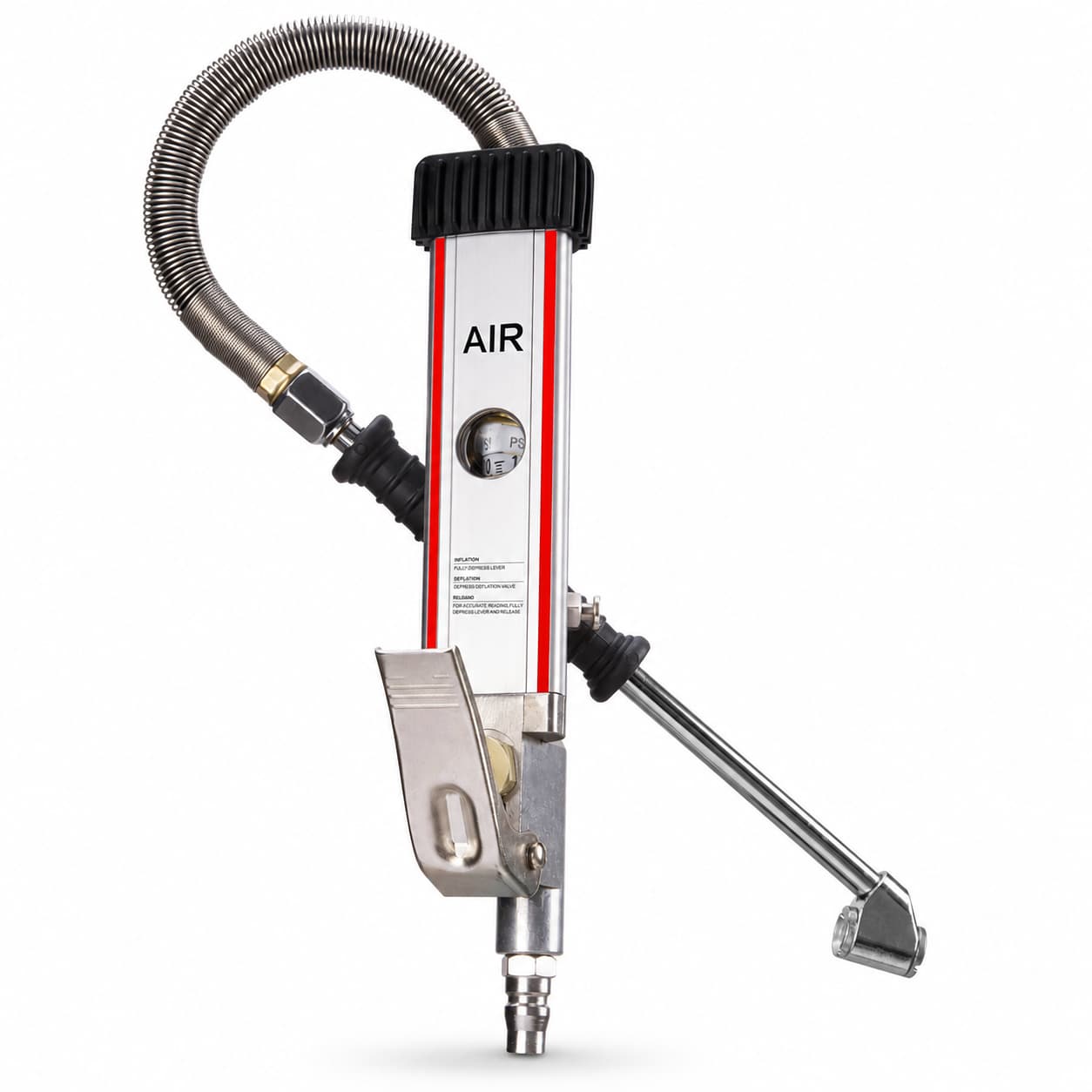 SEAPENG DP-704 Mechanical Tire Inflator Gauge, 5-160 PSI