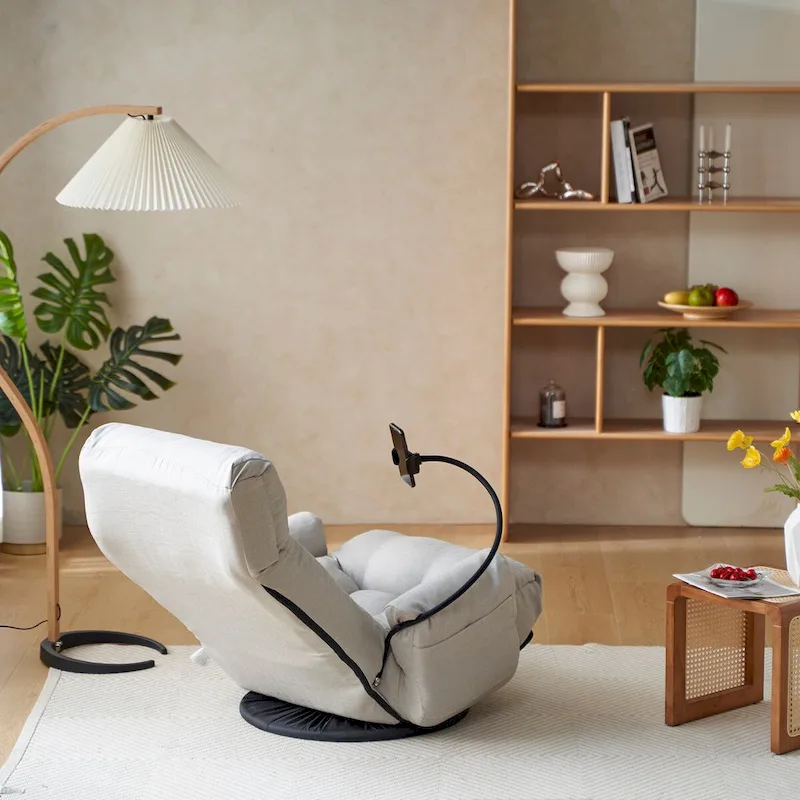 Swivel Leisure Chair with Adjustable Head and Waist