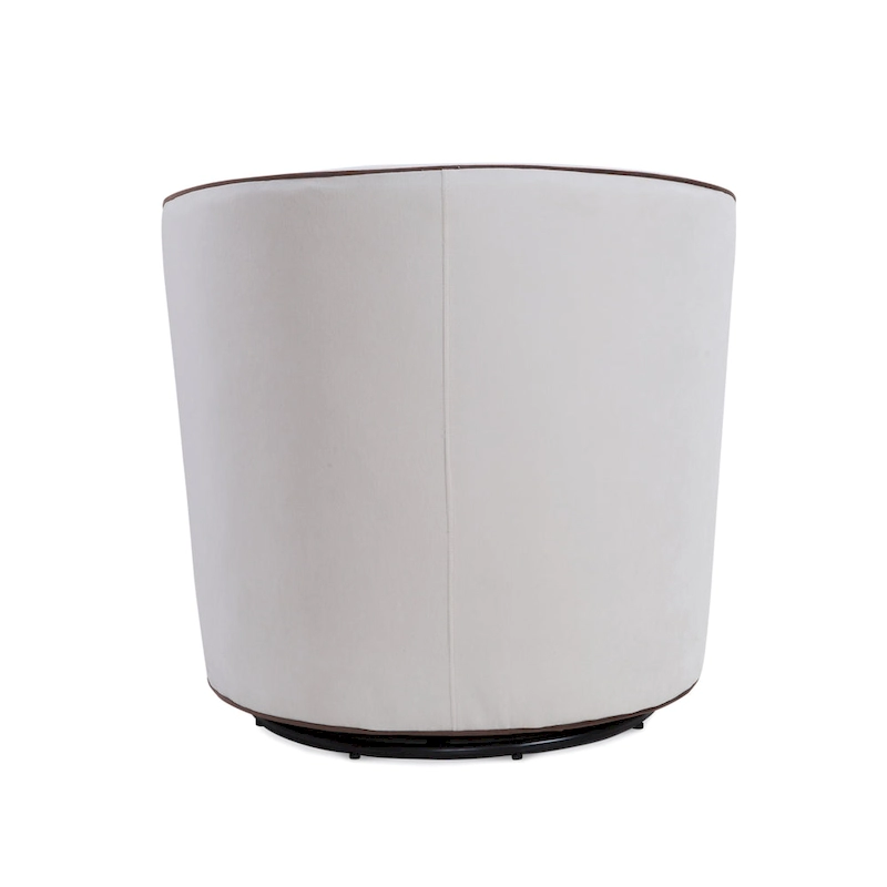 Kenton Barrel Style Swivel Chair by Greyson Living