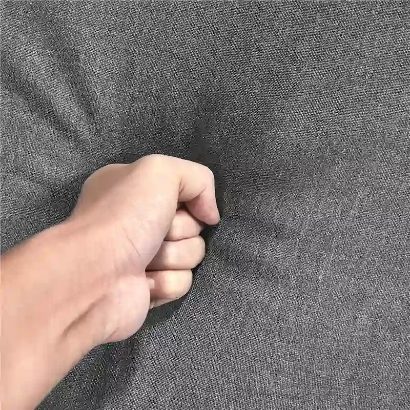 Yaheetech Mid Century Modern Fabric Arm Chair Tufted Accent Chair with Rubber Wooden Leg