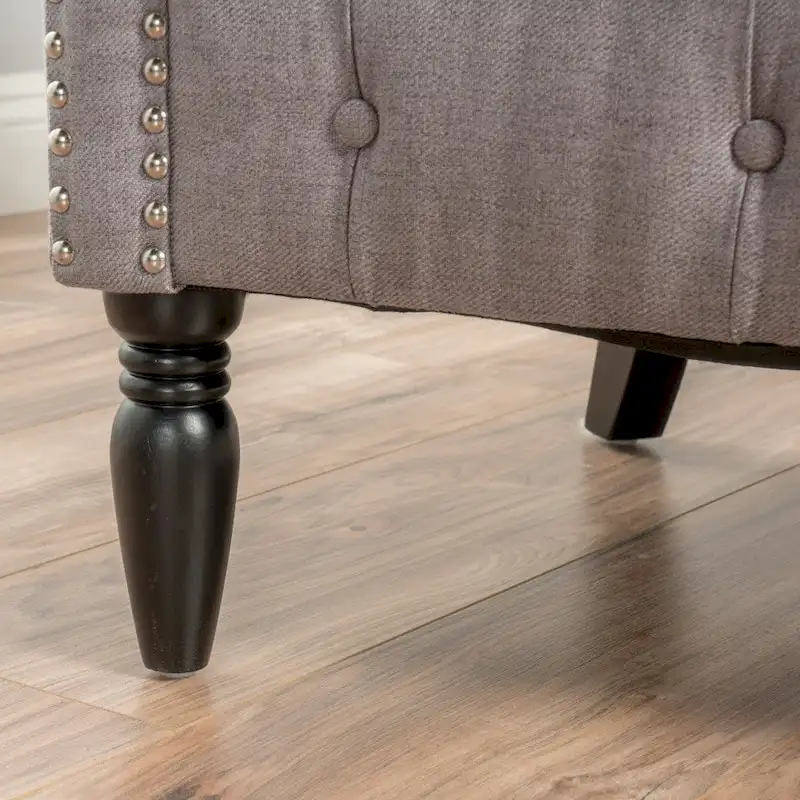 Akira Tufted Fabric Club Chair by Christopher Knight Home