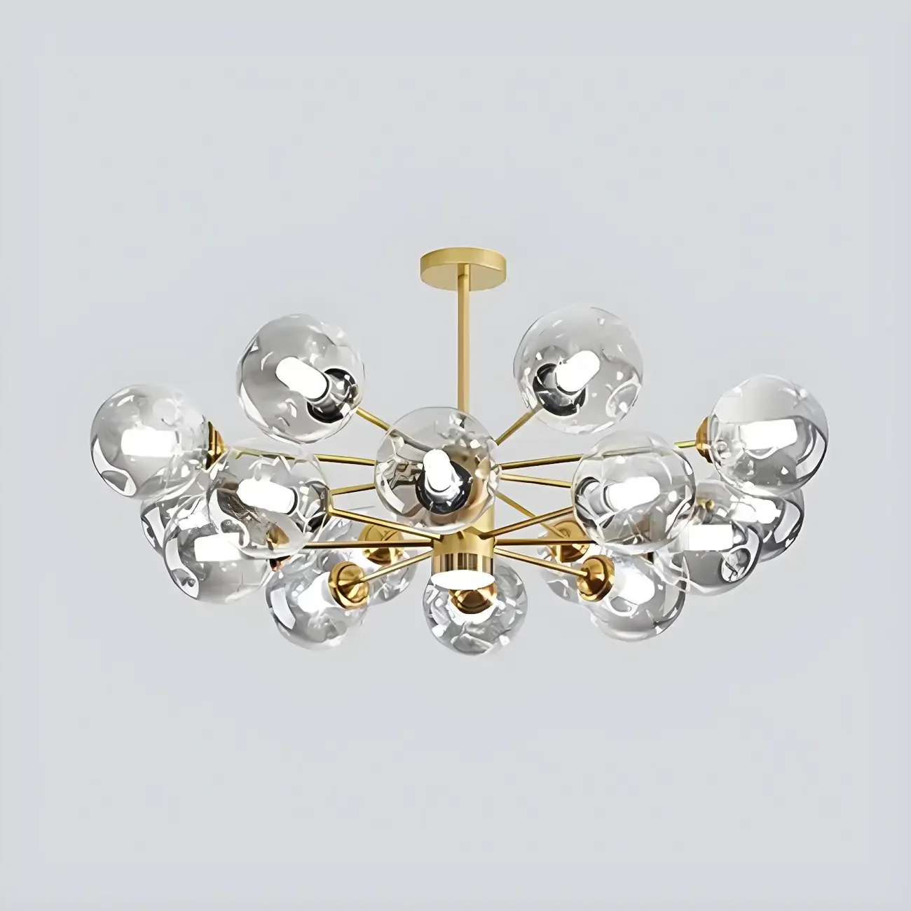 Modern LED Glass Crystal Sputnik Chandelier