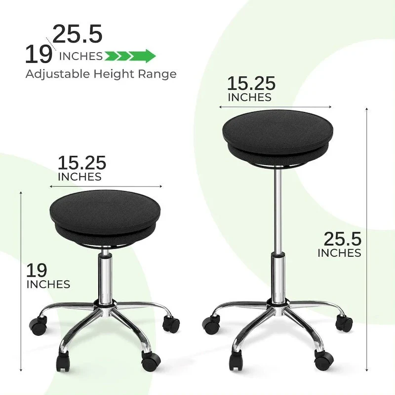 Wobble Stool Air balance ball chair on wheels alternative rolling