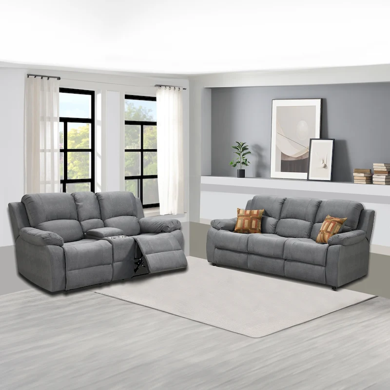 Tracey 2-Piece Transitional Queen Sofa Bed Set