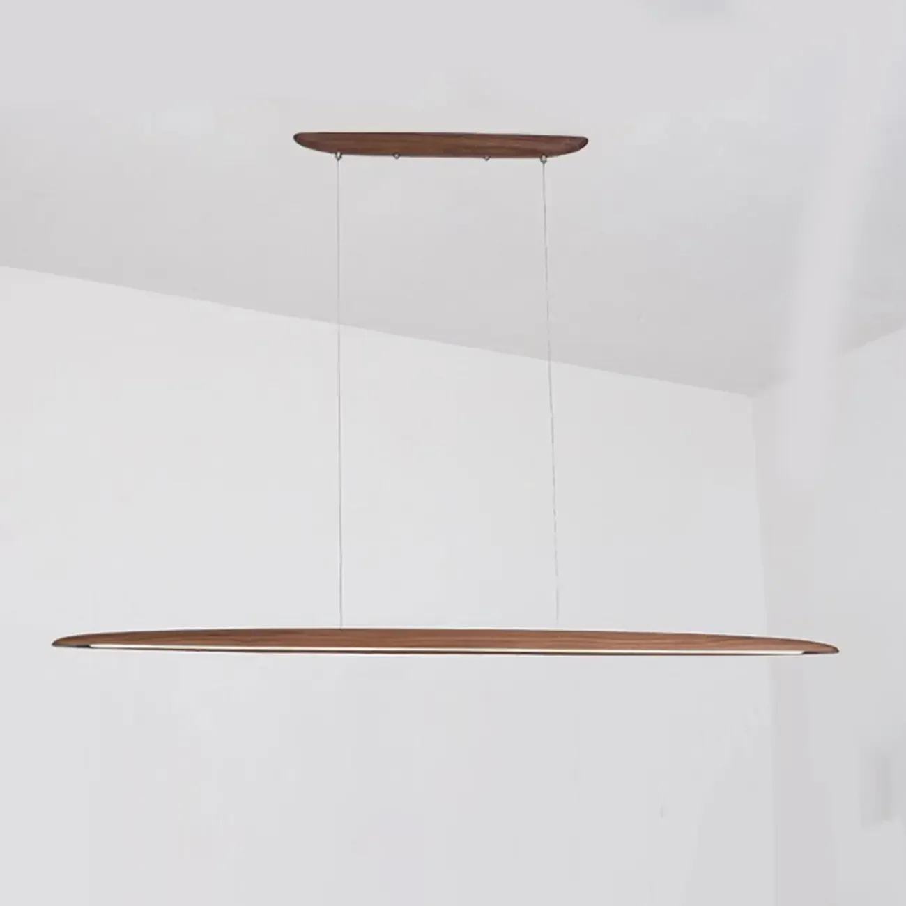 Modern Dimmable LED Adjustable Wood Island Pendant Light