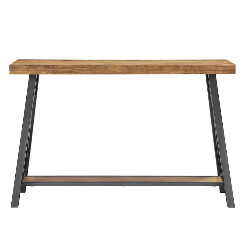 Bryson Rustic X-Base Sofa Entryway Table by iNSPIRE Q Classic