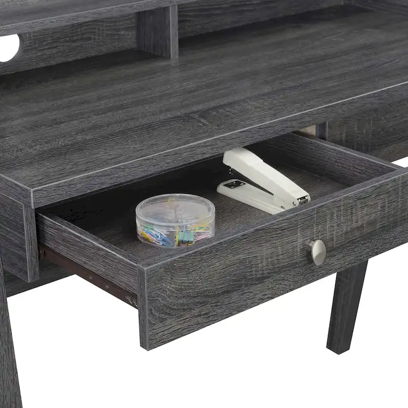 Deluxe 2 Drawer Desk with Shelf