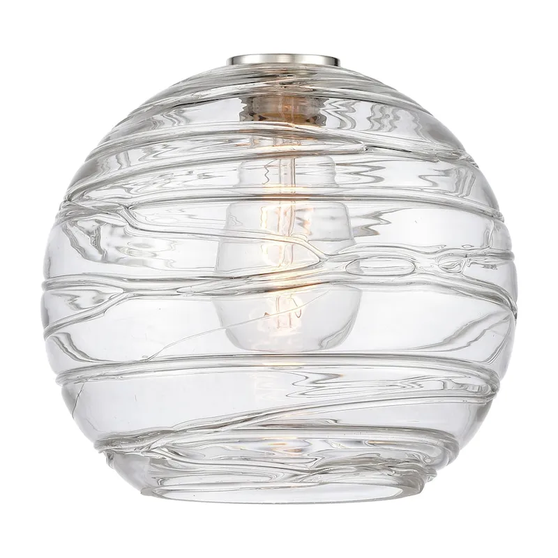 Innovations Lighting Athens Deco Swirl - 1 Light 10  Stem Hung Mini Pendant