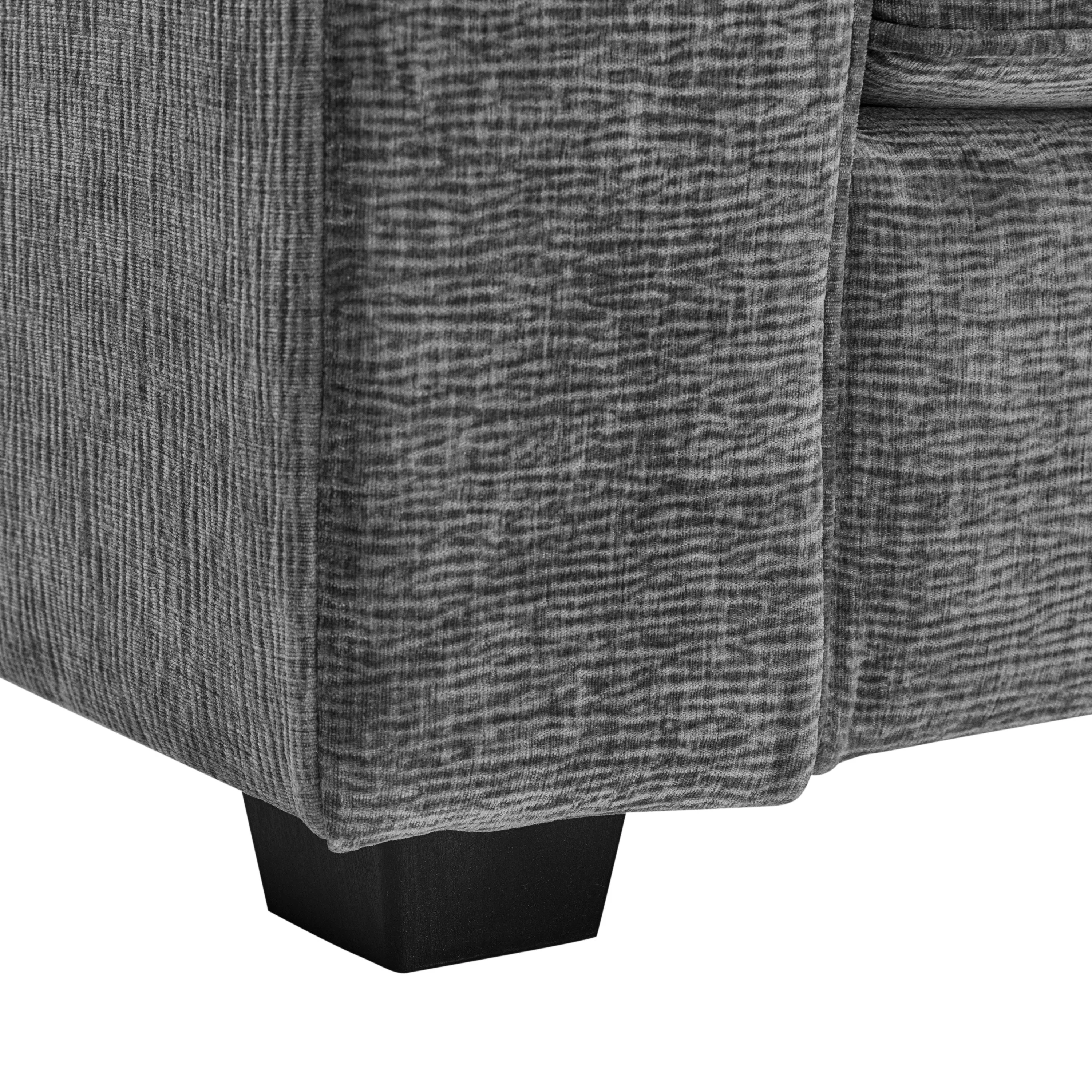 Modern Upholstered Loveseat Sofa with Plush Cushions