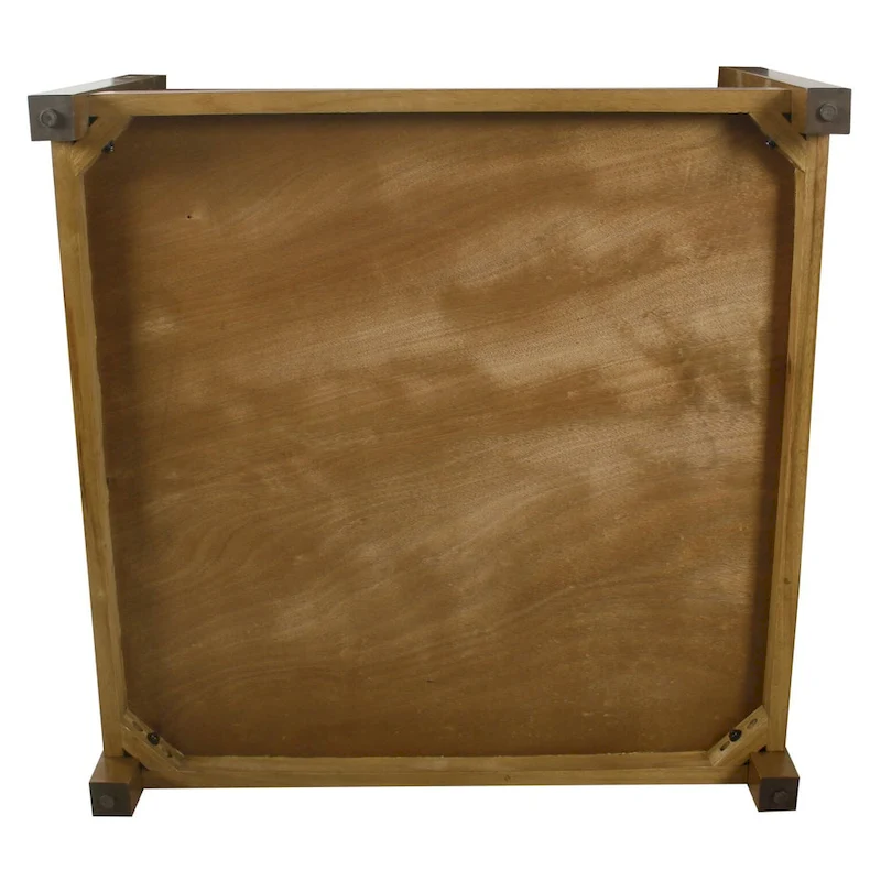 HomePop Tufted Top square cocktail Ottoman