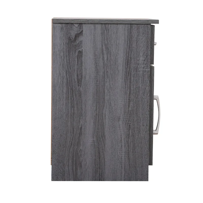 Alston 1-drawer and Cabinet Wood Nightstand