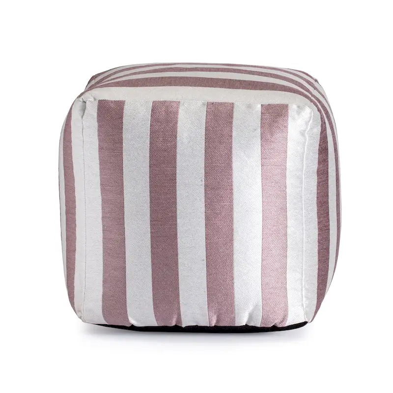 Jani Cape May Indoor/Outdoor 18 x 18 Square Pouf Ottoman