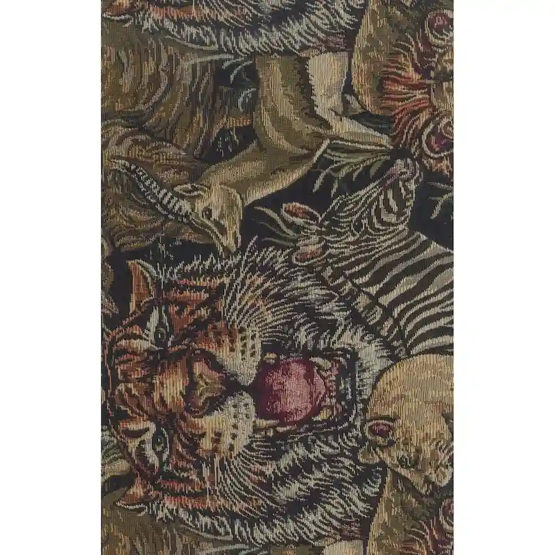 Bali Rattan Swivel Rocker with Tapestry Cushion