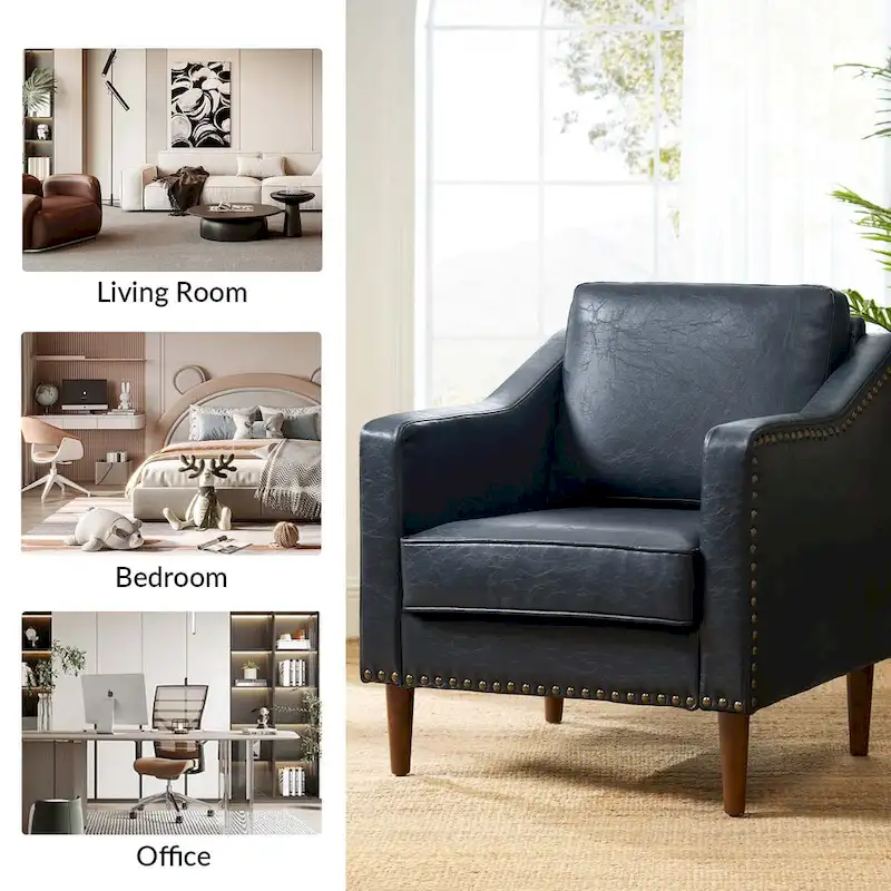 Duarte Transitional Armchair with Sloped Arms Set of 2