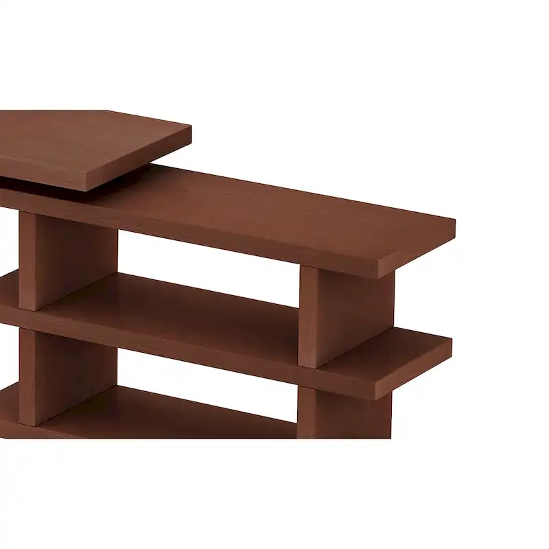 Somette Motion Home Office Desk with Shelves