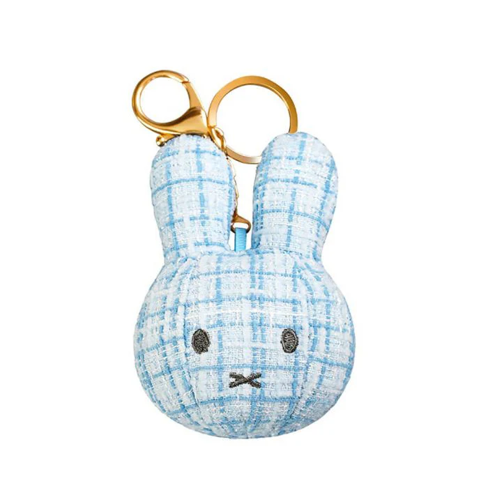 Miffy Plush Keyring Blue 11cm